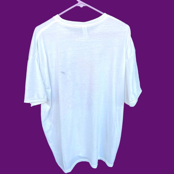 Jerzees Shirt Womens Plus Size 2X XXL White Womens‎ Empowerment Girl Power - Picture 2 of 10